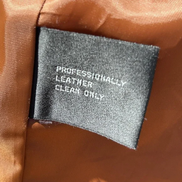 Womens vintage 70’s Brown Leather Coat LNR - Picture 6 of 9